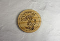 Mushroom Frog Wooden 4 set Coasters