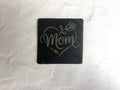 Heart Mom Slate Coaster